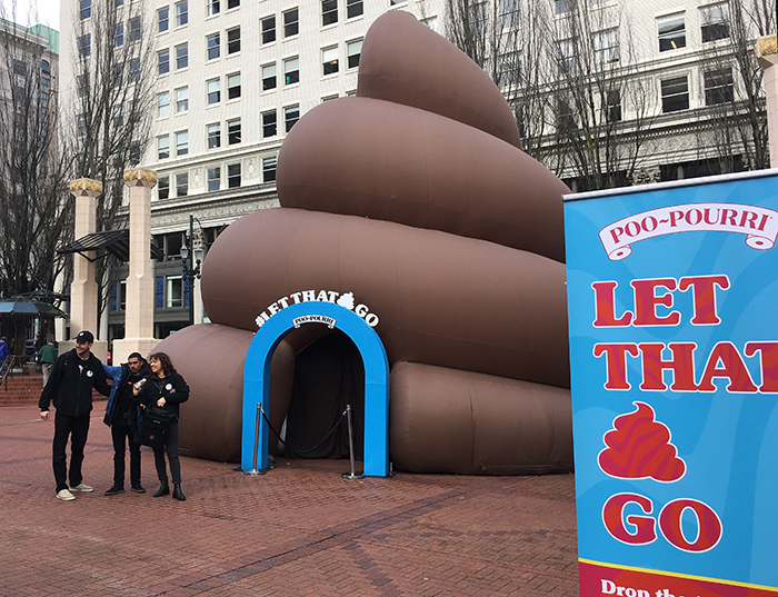 giant poop pillow